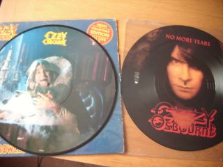 Ozzy Osbourne Mr Crowley Live Ep No More Tears 12 " Picture Disc Vinyl