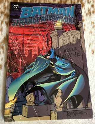 Batman Strange Apparitions Signed By Steve Englehart Dc Comics Detective