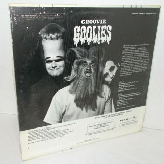 GROOVIE GOOLIES lp RCA RECORDS 1970s MONSTER TV SHOW ALBUM Ghoulies FILMATION 3