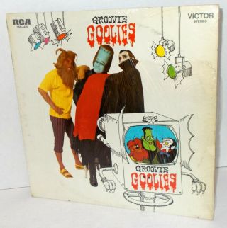 GROOVIE GOOLIES lp RCA RECORDS 1970s MONSTER TV SHOW ALBUM Ghoulies FILMATION 4