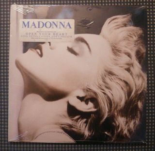 Rare Still Madonna True Blue Orig.  1986 12 " Vinyl Record Lp Poster Sticker