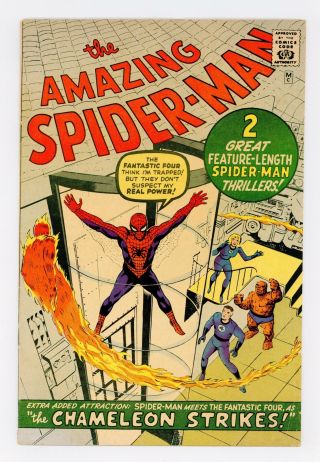 Spider - Man (1st Series) Golden Record Reprint 1comic 1966 Vg - 3.  5