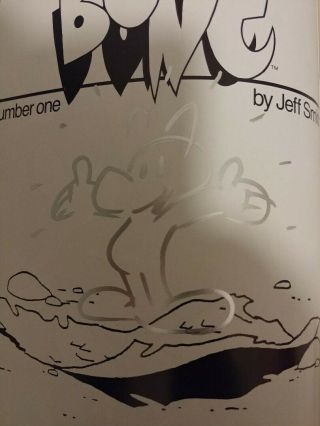 Bone 1 (1991) first print.  Jeff Smith story,  cover,  and art.  CGC it 9.  0 - 9.  8 9