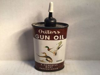 Vintage Outers Oil Can Handy Oiler 3 Household Rare Gun Browning Winchester Tin
