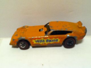 Vintage 1969 Mattel Hot Wheels Redline Vega Bomb 7658 - 0500