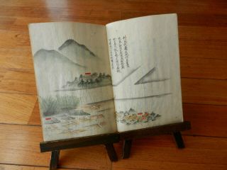 Orig Japanese Hand - Painted Manuscript Album Set (2 vols) Samurai Tactics 1790 6