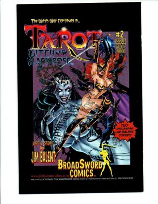 Tarot Witch of the Black Rose 1 B Variant - Balent Holly Golightly - 9.  4 - NM 2