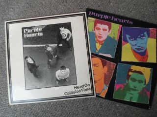 Purple Hearts Lps.  Beat That & Head On Collision Time.  The Jam,  Mod Revival.