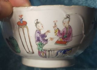 18th.  C.  Chinese Antique Qing Porcelain Hand Painted Bowl.  C.  1780