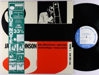 Jay Jay Johnson - The Eminent Volume 1 Lp - Blue Note France - Blp 1505 Vg,  Obi