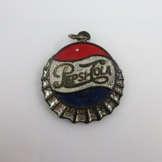 Vintage Pepsi - Cola Key - Chain Fob | 26.  3mm | 5.  8g