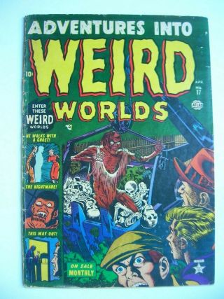 Adventures Into Weird Worlds 17,  G,  Complete,  Glue,  Read Shipp.  Costs