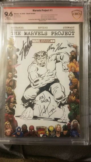 Stan Lee Signed Incredible Hulk Sketch By Herb Trimpe Art Cbcs Not Cgc