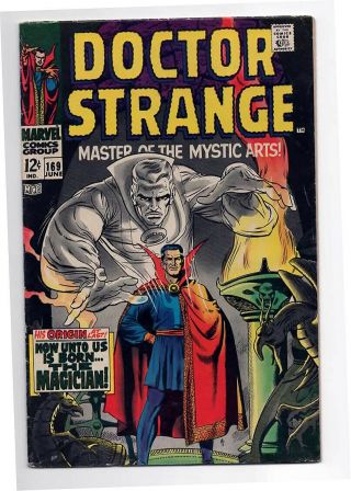 Doctor.  Strange 169,  Vg,  (4.  5),  1968 Marvel,  1st Issue Of Own Series