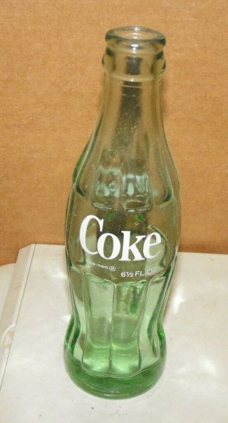 Vintage Coca Cola Coke Bottle Hobble Skirt 6 1/2 Fl Oz Baton Rouge Louisiana