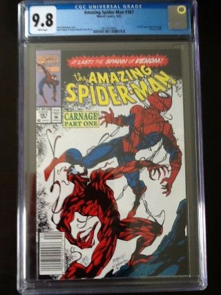 The Spider - Man 361 Newsstand (upc) Cgc 9.  8 White Pages