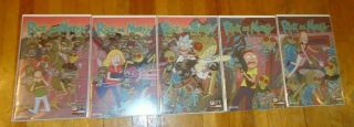 Rick And & Morty 1 2 3 4 5 50 Issues Special Connecting Set Oni Press Comics