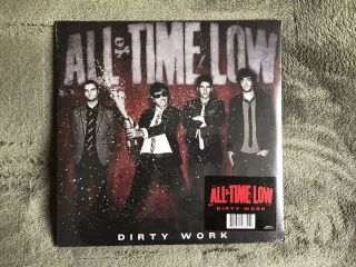 All Time Low - Dirty Work Vinyl Lp And Rare Red Album Artwork