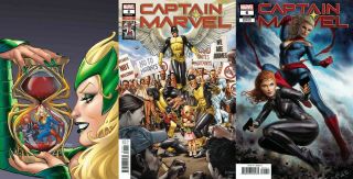 Captain Marvel 6 1:50 Variant Set Granov Suayan Thompson Comic 6/5