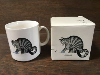 B Kliban 1989 Ceramic Cat Coffee Mug 