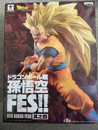 Banprest Dragon Ball Son Gokou Fes Vol.  4 Goku Saiyan 3 Figure B Japan F/s