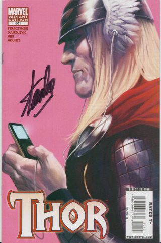 Marvel Thor 601 Marko Djurdjevic Variant Signed Stan Lee W/