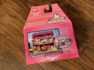 NIB Bandai At Home With Hello Kitty Set:Channel Surf Hello Kitty with TV and VCR 2