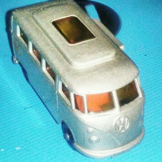 Vintage Lesney Matchbox No.  34 Volkswagen Camper Van Top Down Near