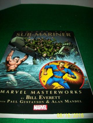 2012 Marvel Masterworks Golden Age Sub - Mariner Graphic Novel By Bill Everett