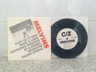Melvins Six Songs 7 " Single C/z Records King Buzzo Amrep Noise Mudhoney Nirvana