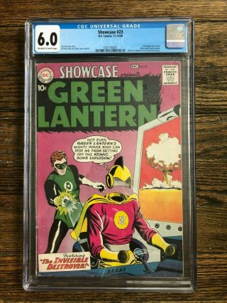 1959 Dc Showcase 23 Green Lantern Cgc 6.  0