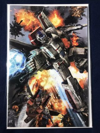 Transformers 3 Gallagher Virgin Variant Jetfire Ltd 485/600 Idw Comics