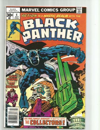 Black Panther 4 Vf,  1st Series,  Jack Kirby,  Marvel Comics 1977