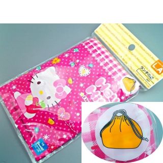 Lunch Bag Hello Kitty Pink Japanese Bento Lunch Box Supplies Made In Japan S01