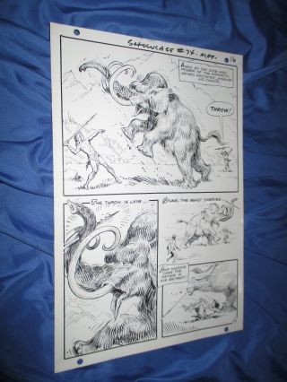 Showcase 74 Art Page 13 By Howie Post 1st Anthro Appearance 1968
