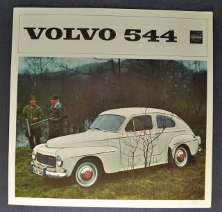 1964 Volvo 544 Sales Brochure Folder 64