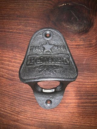 Cast Iron Bottle Opener/wall Mounted/heavy/vintage Style/rustic/heineken