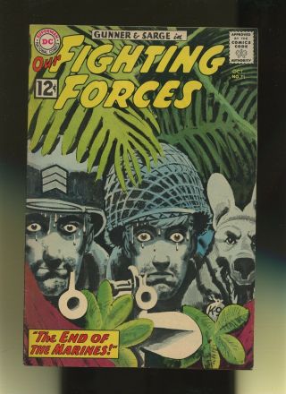 Our Fighting Forces 71 Fn 5.  5 1 Book Classic Horror Battle War Action Dc
