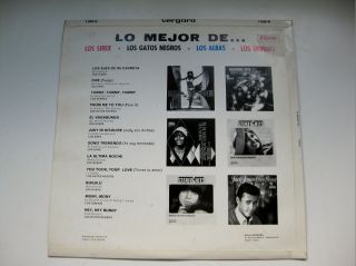 - ULTRASONIC Los Sirex - Los Gatos Negros - Los Albas - Los Geminis LP 7