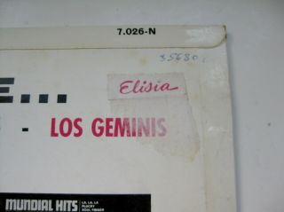 - ULTRASONIC Los Sirex - Los Gatos Negros - Los Albas - Los Geminis LP 8