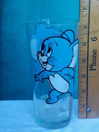 1975 Vintage Tom & Jerry Pepsi Collector Glass Series Jerry Mouse Mgm