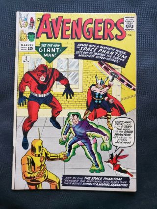 Avengers 2 Higher Grade F/vf Early Silver Age Key