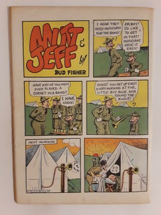MUTT & JEFF 6 (VG,  4.  5) 1942 by BUD FISHER GOLDEN AGE CARTOON COMICS 2