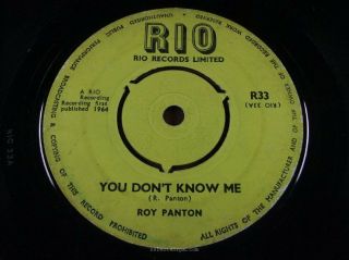 Edwards All Stars / Roy Panton Dr No [la Paloma] Ex/ Ex Minus 1964 Uk Rio