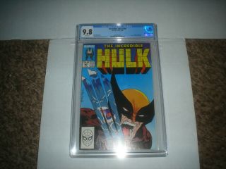 The Incredible Hulk 340 (feb 1988,  Marvel) Cgc 9.  8 Wolverine Immortal Avengers