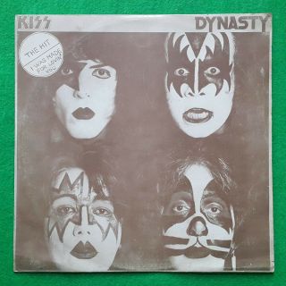 Kiss - Dynasty,  Unique Korea Vinyl Lp Monochrome Cover Vg,  / Ex - (ex - To Ex)