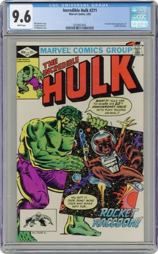 Incredible Hulk (1st Series) 271 1982 Cgc 9.  6 0359853001
