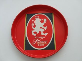 Vintage Krueger Pilsner Beer Tray Gottfried Krueger Brewing Company.  Newark N.  J.