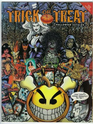 1997 Diamond Distributors Trick Or Treat Chaos Comics Marvel Villains,  Flip Book.