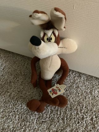 1994 Applause Wile E Coyote 12 " Plush Looney Tunes Vintage Stuffed Animal